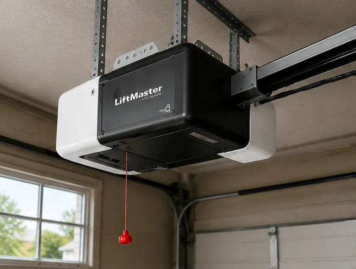 Garage door opener installation